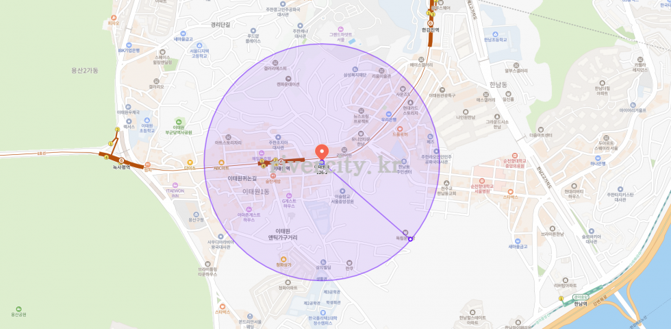 반경500m