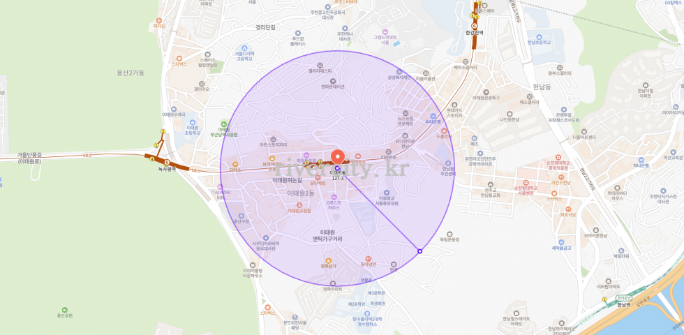 반경500m