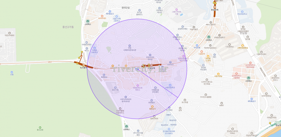 반경500m