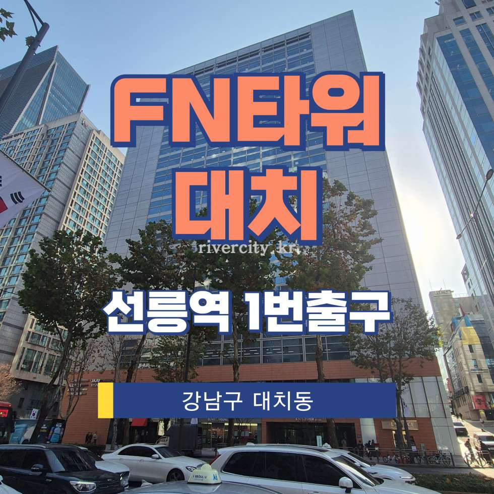 서울 강남구 대치동 891 [대치동/FN타워대치] 선릉역 사무실 임대 월세 매물번호 12509 사진 1