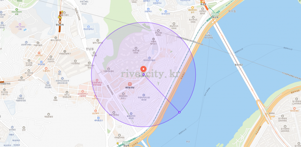 반경500m