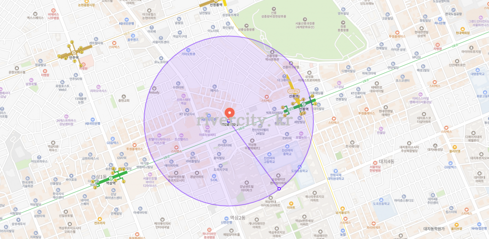반경500m