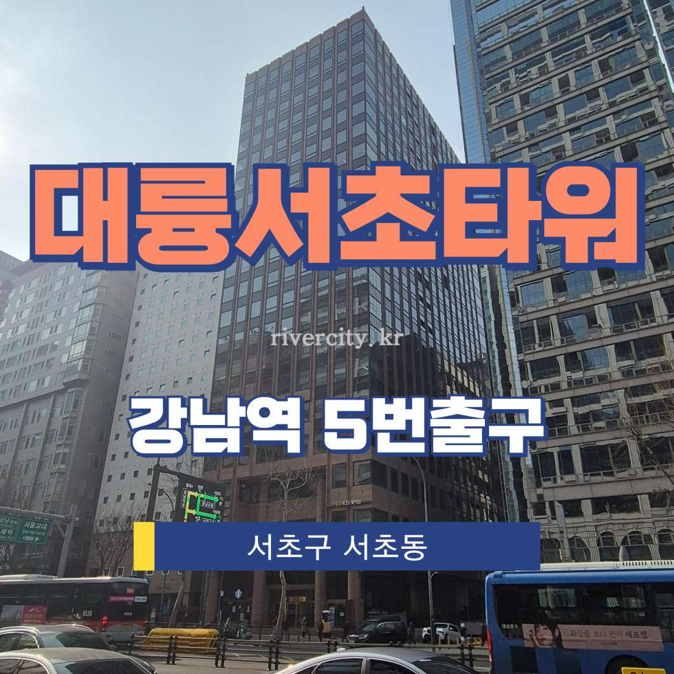 서울 서초구 서초동 1337-20 [서초동/대륭서초타워] 강남역 사무실 임대 월세 매물번호 17005 사진 1