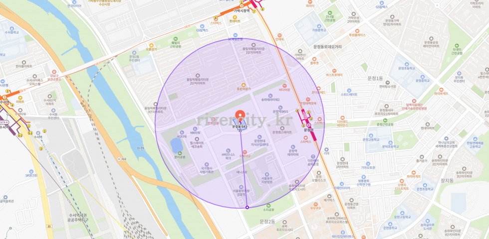 반경500m
