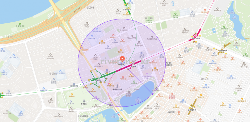 반경500m