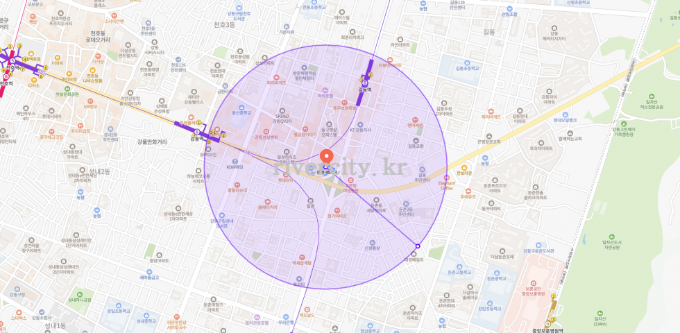 반경500m