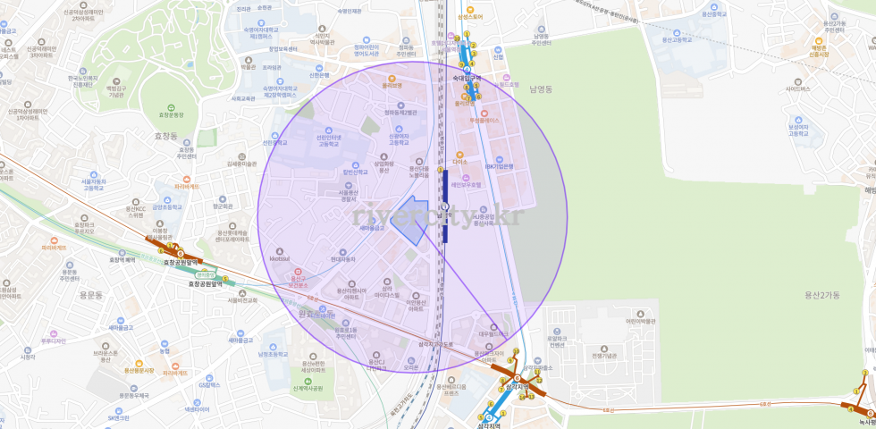 반경500m