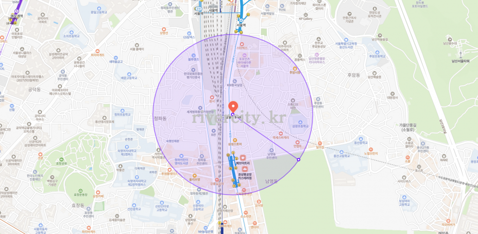 반경500m