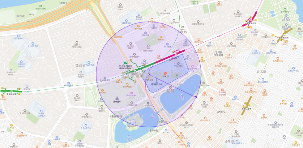 반경500m