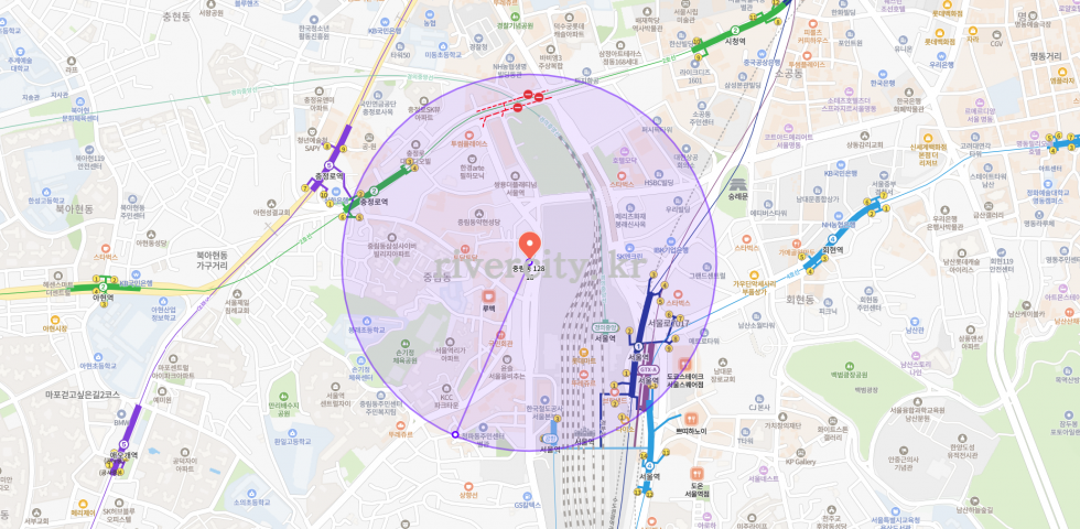 반경500m