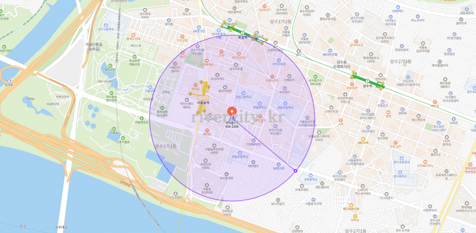 반경500m