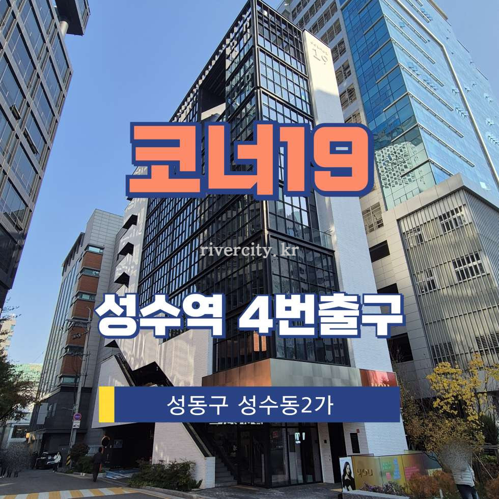 서울 성동구 성수동2가 314-19 [성수동2가/코너19] 성수역 사무실 임대 월세 매물번호 13198 사진 1