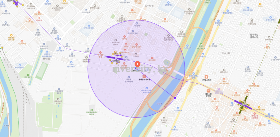 반경500m