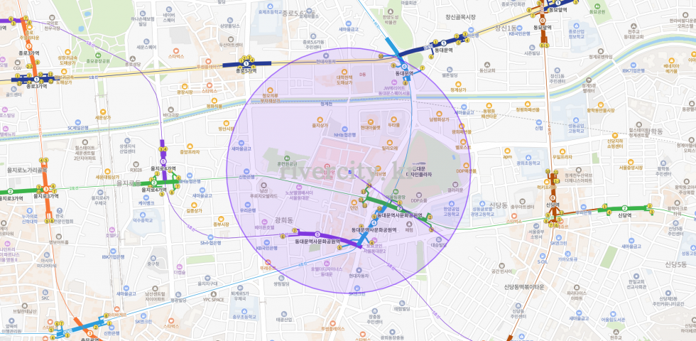 반경500m