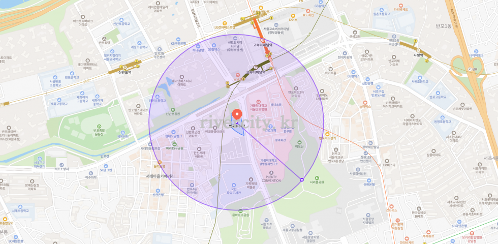 반경500m