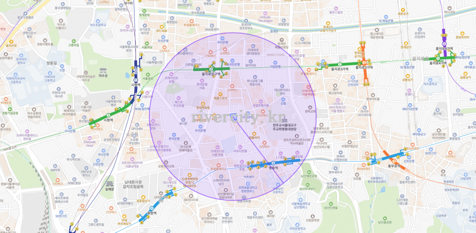 반경500m