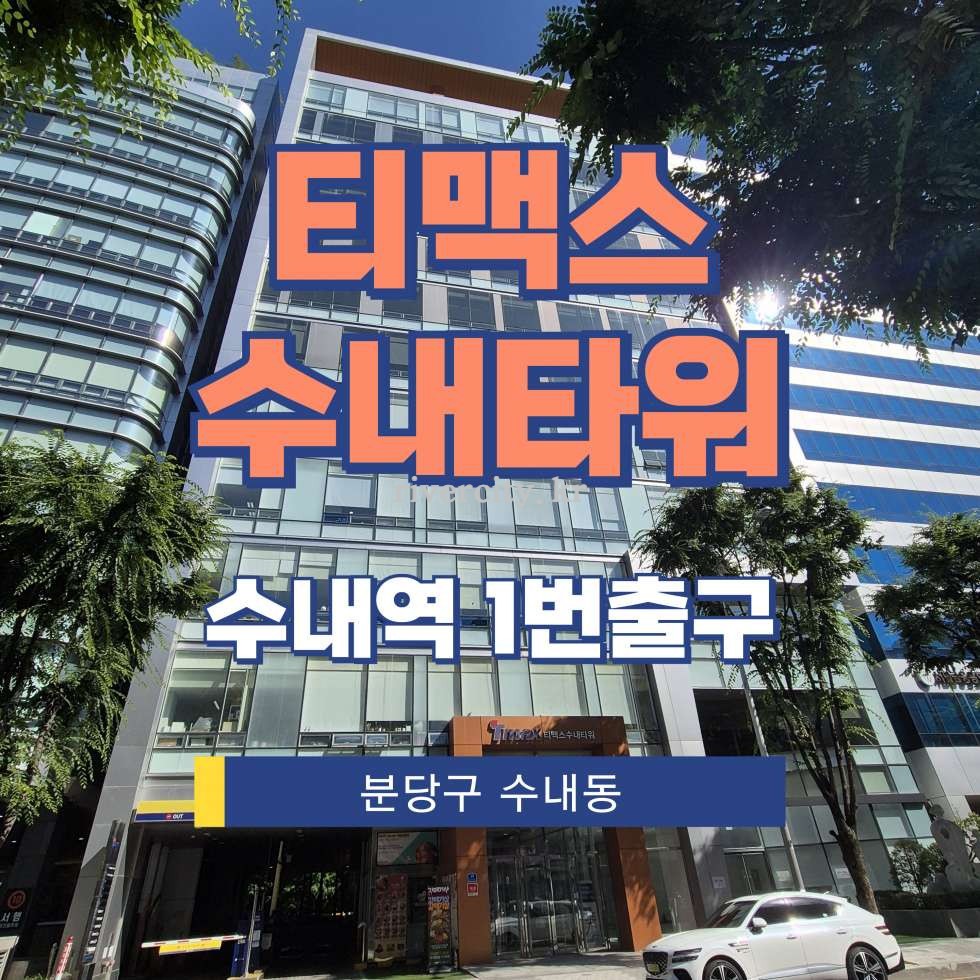 경기 성남분당구 수내동 6-4 [수내동/티맥스수내타워] 수내역 사무실 임대 월세 매물번호 17763 사진 1