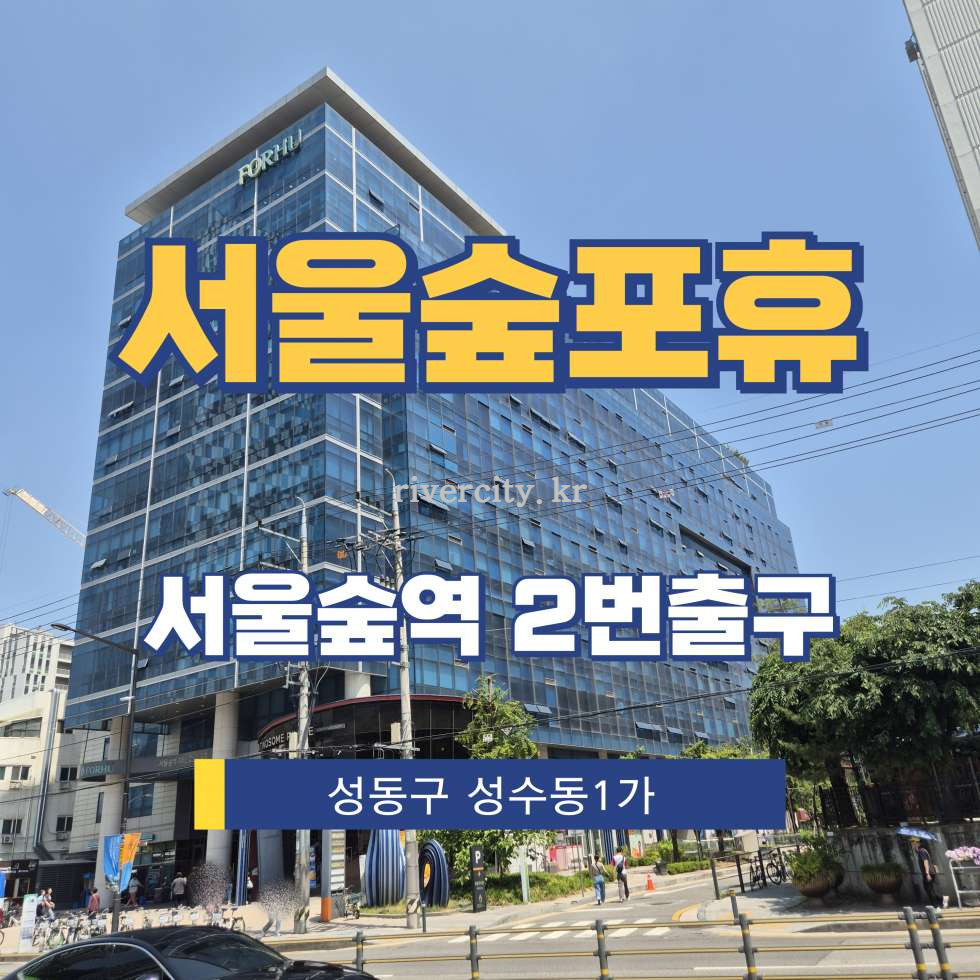 서울 성동구 성수동1가 656-3 [성수동1가/서울숲포휴] 서울숲역 사무실 임대 월세 매물번호 17325 사진 1