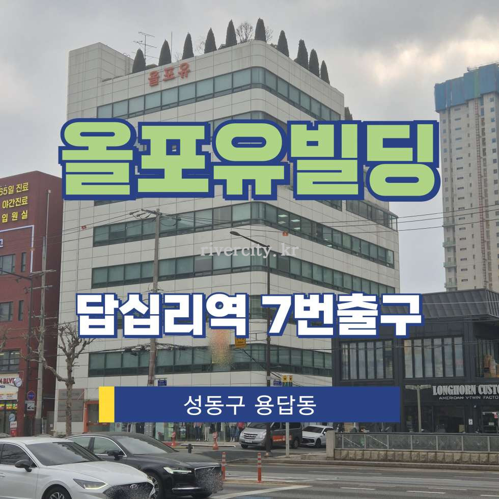 서울 성동구 용답동 101-10 [용답동/올포유빌딩] 답십리역 사무실 임대 월세 매물번호 17135 사진 1
