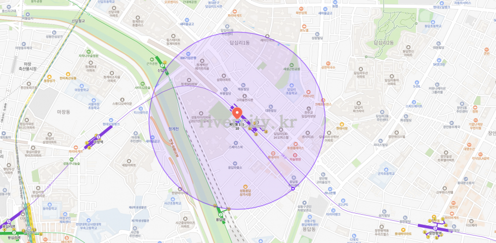 반경500m