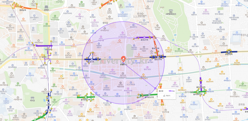 반경500m
