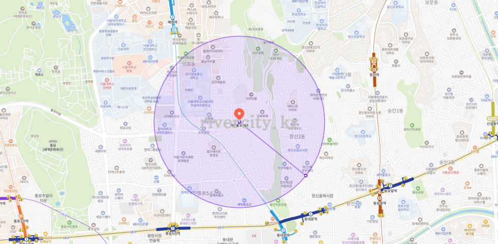 반경500m