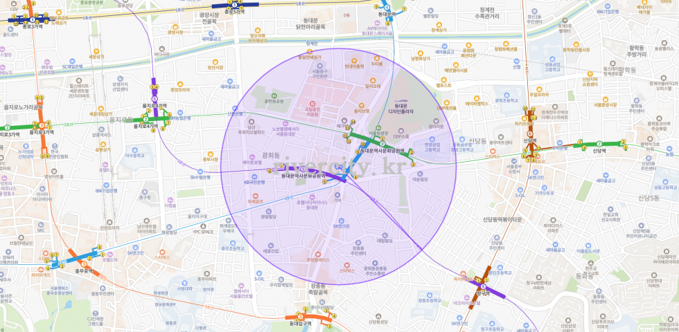 반경500m