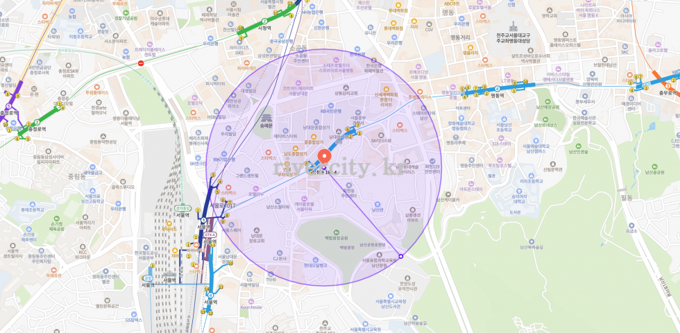 반경500m