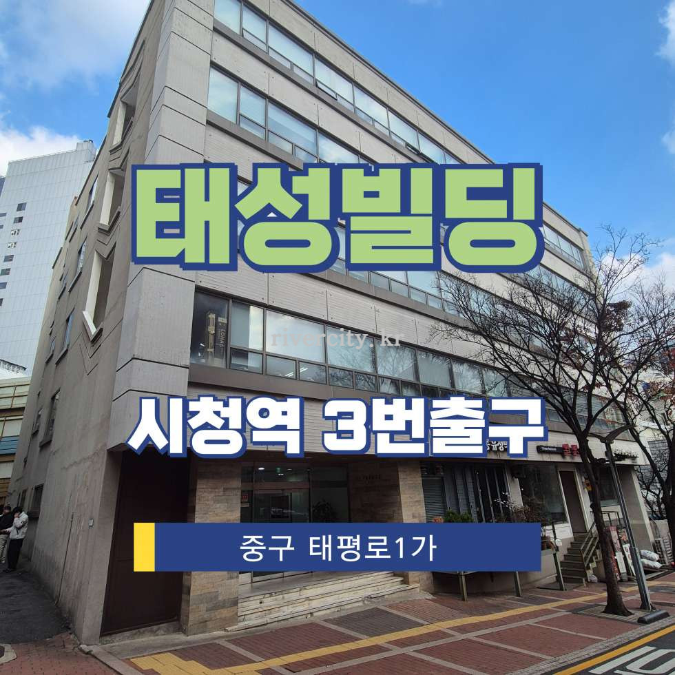 서울 중구 태평로1가 60-17 [태평로1가/태성빌딩] 시청역 사무실 임대 월세 매물번호 16654 사진 1