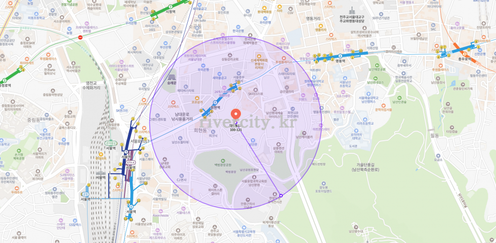 반경500m