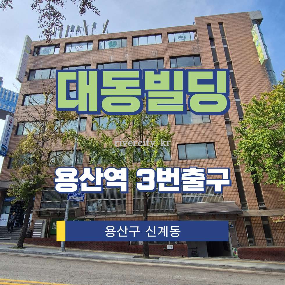 서울 용산구 신계동 35-11 [신계동/대동빌딩] 용산역 사무실 임대 월세 매물번호 16404 사진 1