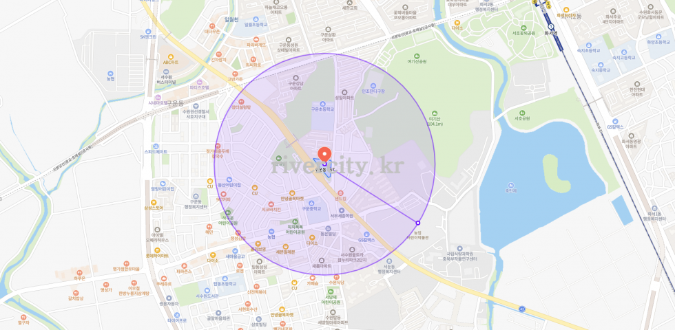 반경500m