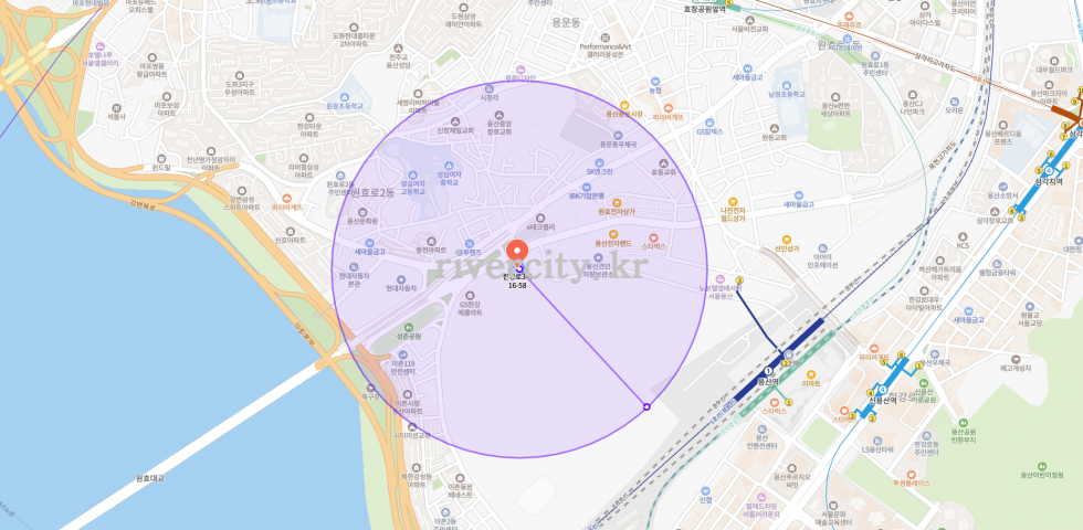 반경500m