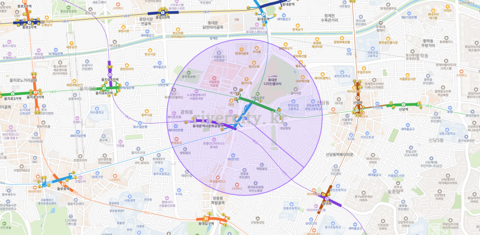 반경500m