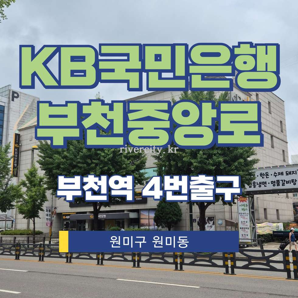 경기 부천원미구 원미동 134-7 [원미동/KB국민은행부천중앙로] 부천역 사무실 임대 월세 매물번호 17846 사진 1