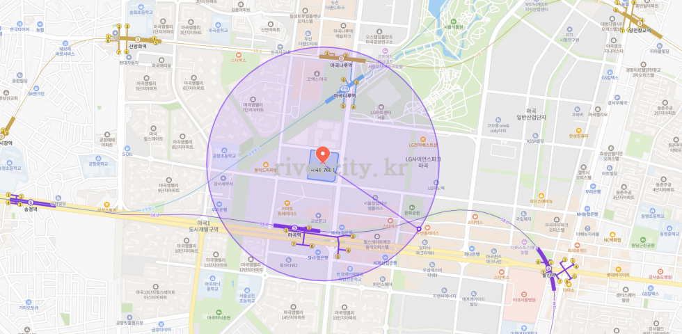 반경500m