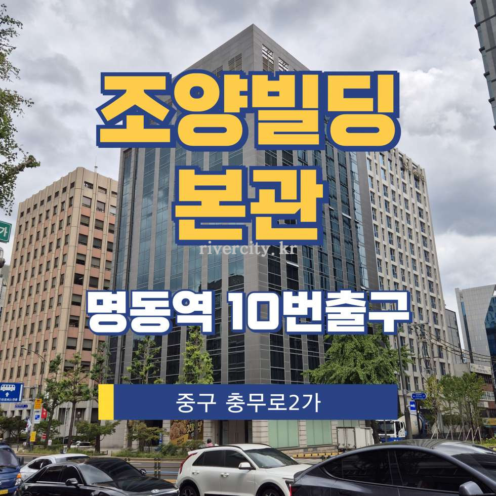 서울 중구 충무로2가 50-10 [충무로2가/조양빌딩본관] 명동역 사무실 임대 월세 매물번호 14462 사진 1