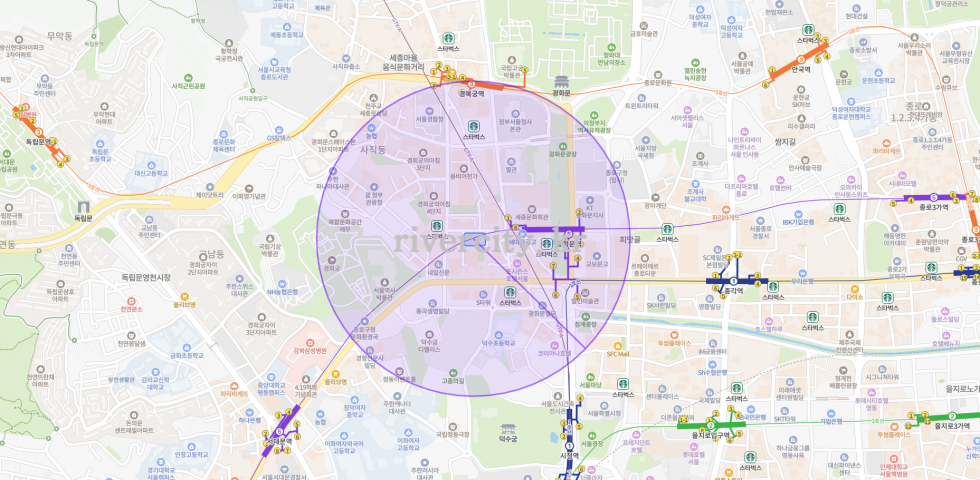 반경500m