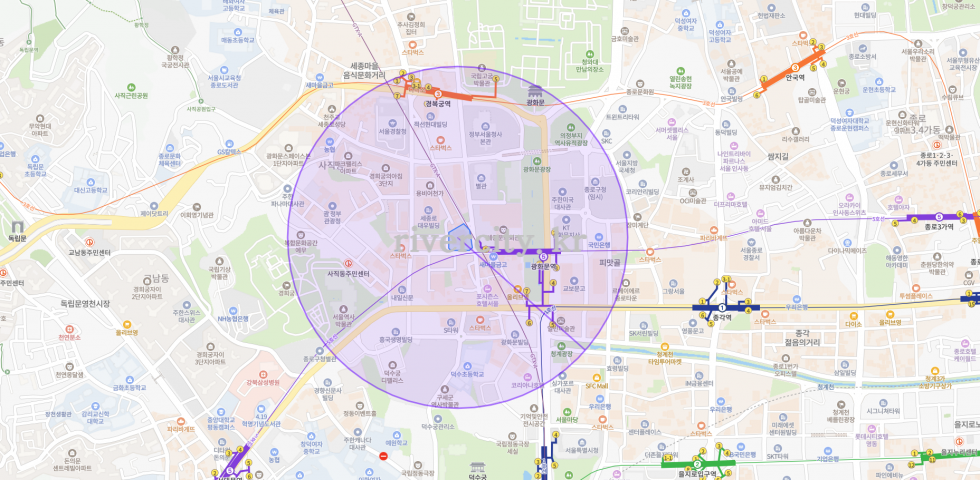 반경500m