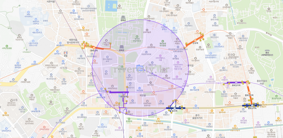 반경500m
