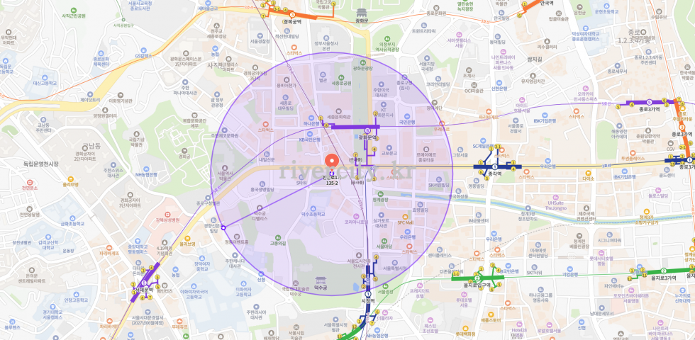 반경500m