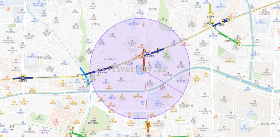 반경500m