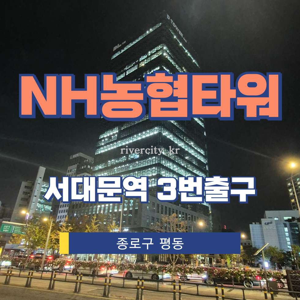 서울 종로구 평동 234 [평동/NH농협타워] 서대문역 사무실 임대 월세 매물번호 12980 사진 1