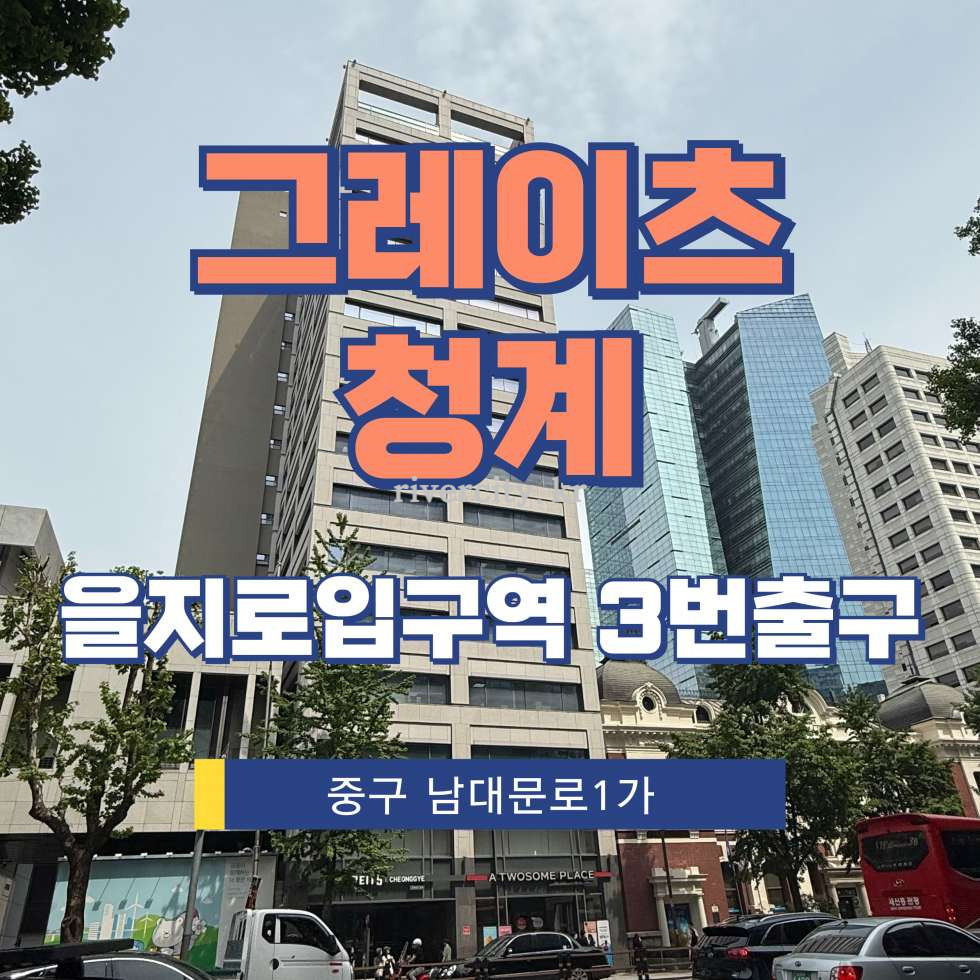 서울 중구 남대문로1가 18 [남대문로1가/그레이츠청계] 을지로입구역 사무실 임대 월세 매물번호 13272 사진 1