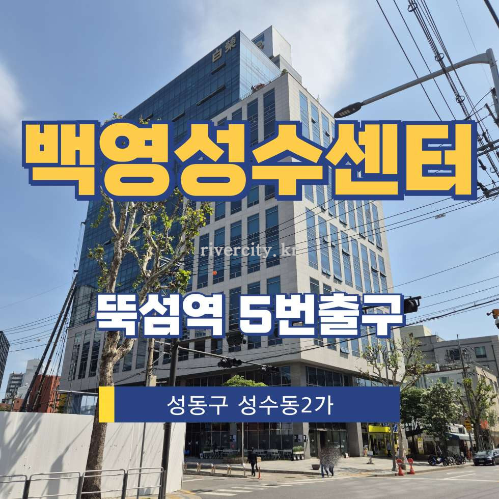 서울 성동구 성수동2가 301-51 [성수동2가/백영성수센터] 뚝섬역 사무실 임대 월세 매물번호 13196 사진 1