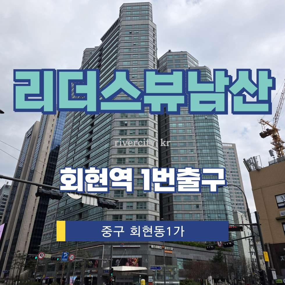 서울 중구 회현동1가 [회현동1가/SK리더스뷰] 회현역 상업시설 임대 월세 매물번호 17195 사진 1
