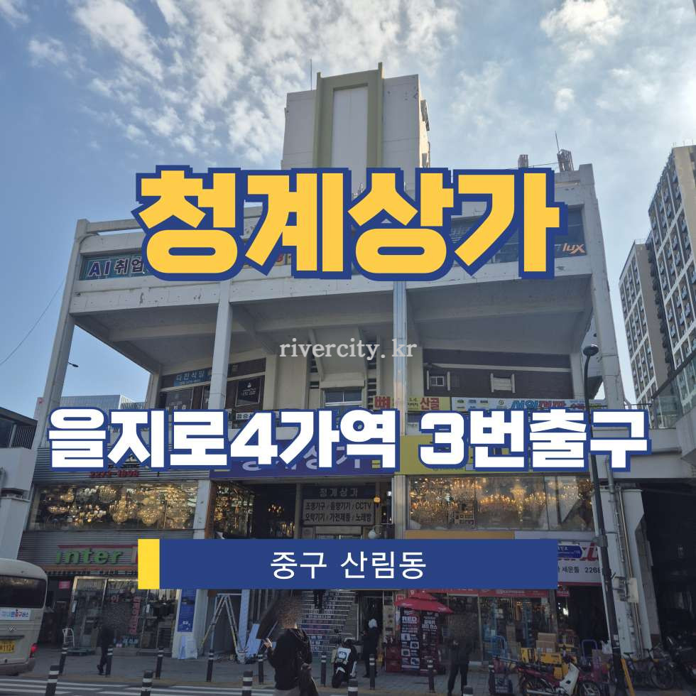 서울 중구 산림동 207-1 [산림동/청계상가] 을지로4가역 사무실 임대 월세 매물번호 16354 사진 1