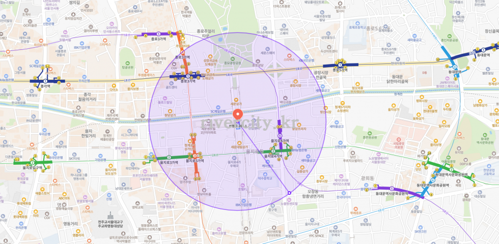반경500m
