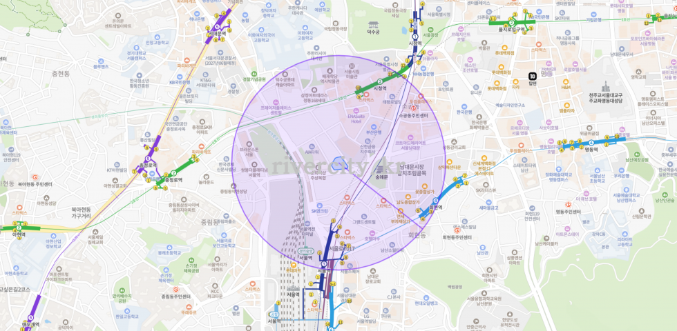 반경500m